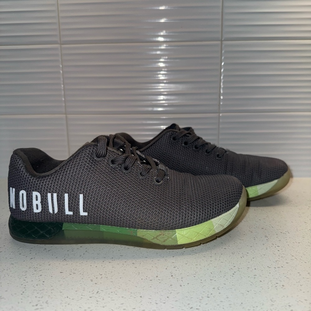 NOBULL Charcoal and Lime Athletic Shoes
